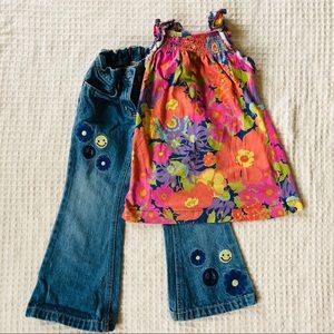 Hippy style colorful set